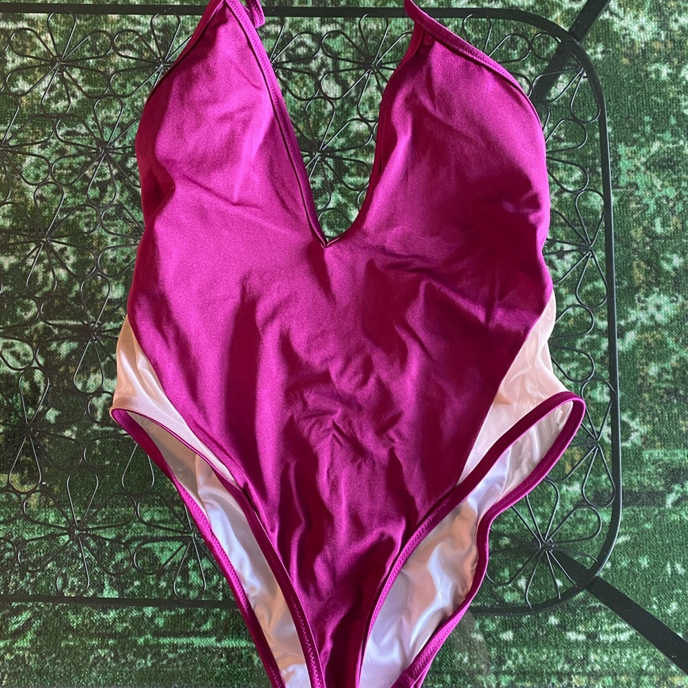 Pink One-Piece Swimsuit